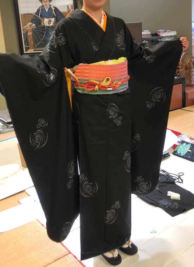 大島紬のお振袖 納品させていただきました。 | 夢おりの郷